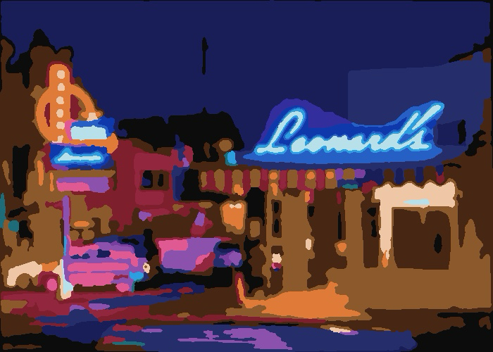 Leonard's Bakery - completed Hawaii art
